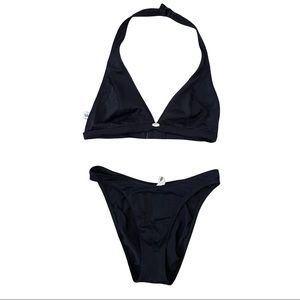 Black High Rise Bikini Sunsets Separates size L